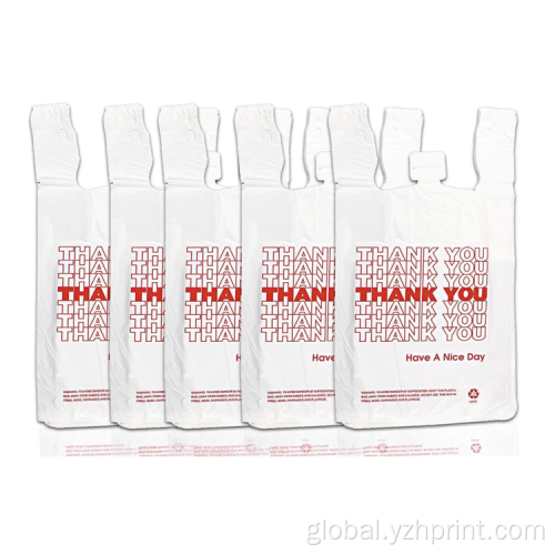 Plastic Bag High Cost-Effective Reusable Thank You Plastic Bags Manufactory